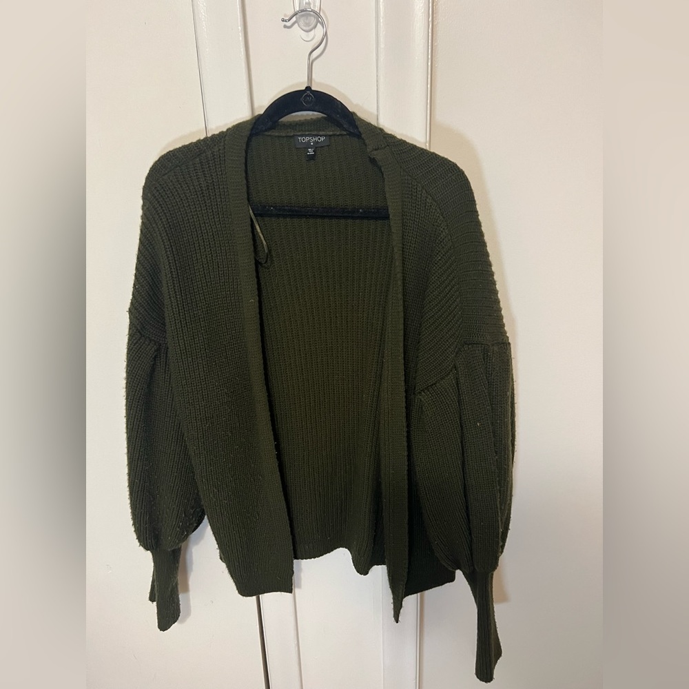 Top Shop green sweater size M